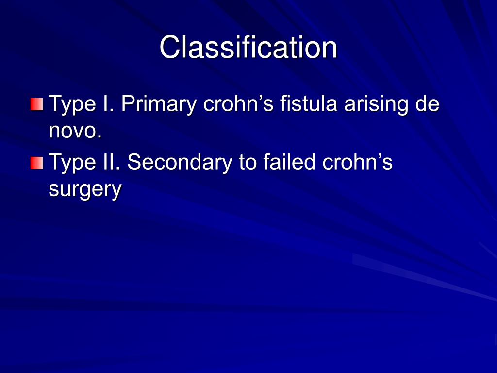 PPT - Fistulating Crohn’s disease PowerPoint Presentation, free ...