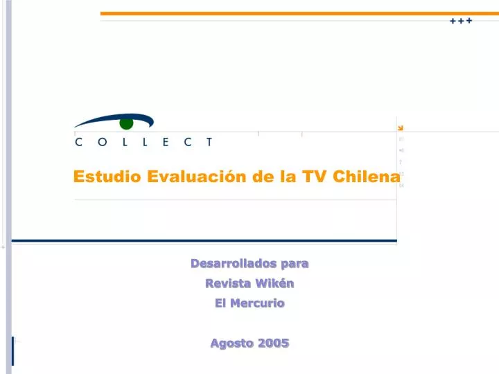 estudio evaluaci n de la tv chilena n.