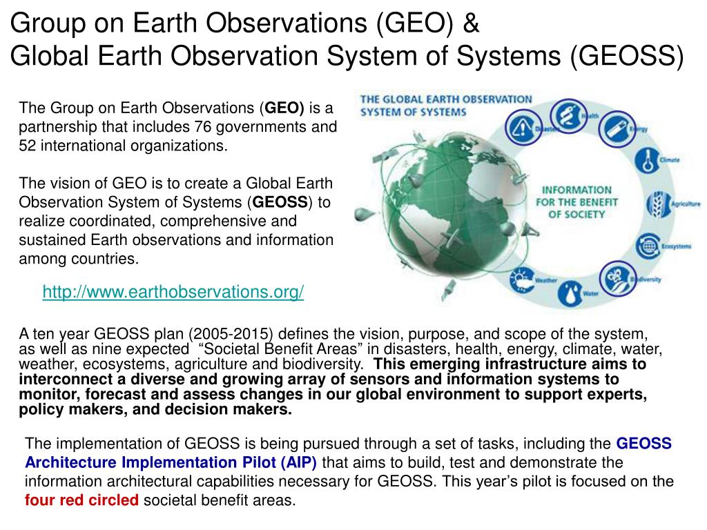 PPT - Group on Earth Observations (GEO) & Global Earth Observation ...