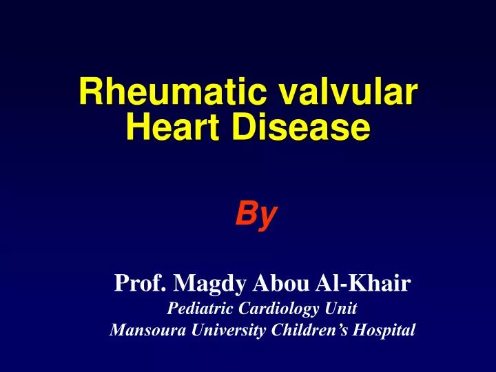 Ppt Rheumatic Valvular Heart Disease Powerpoint Presentation Free