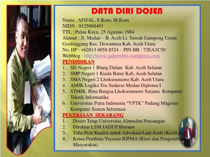 50++ Contoh powerpoint perkenalan diri information