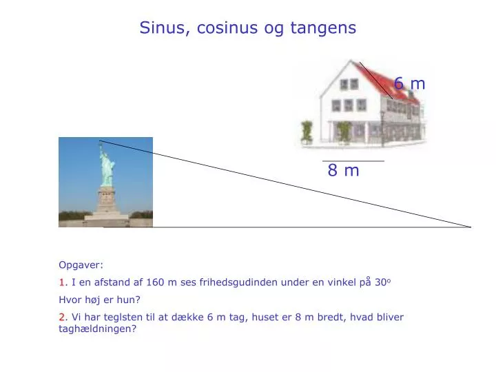 PPT - Sinus, cosinus og tangens PowerPoint Presentation, free ...