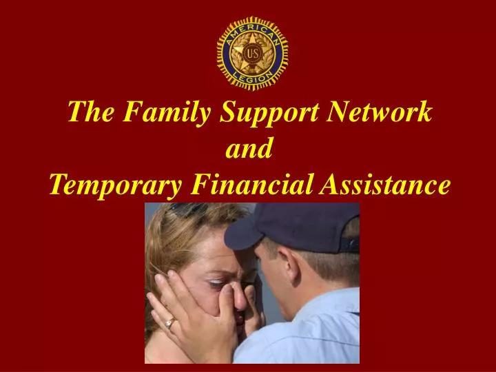 the family support network and temporary financial assistance n.