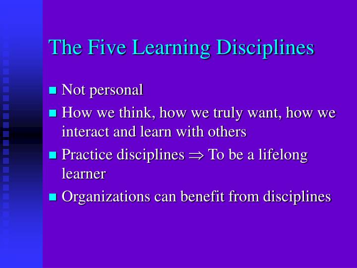 5 Learning Disciplines , Book Summary – LONCFD