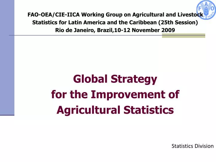 PPT - Statistics Division PowerPoint Presentation, free download - ID ...