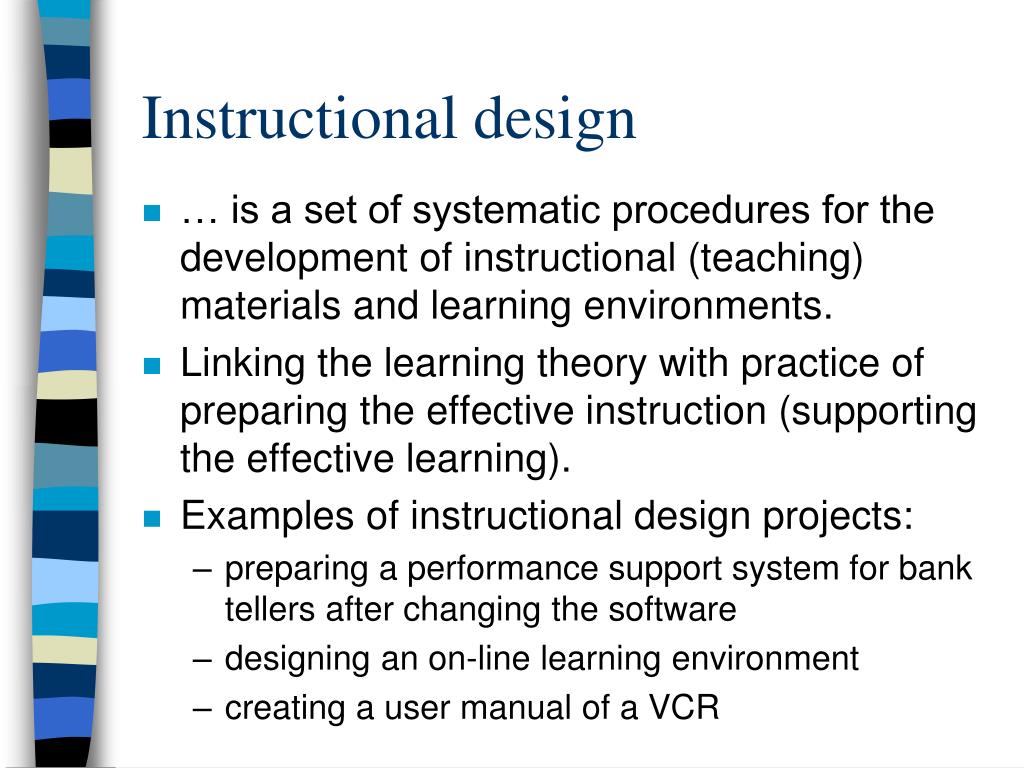 powerpoint presentation on instructional design