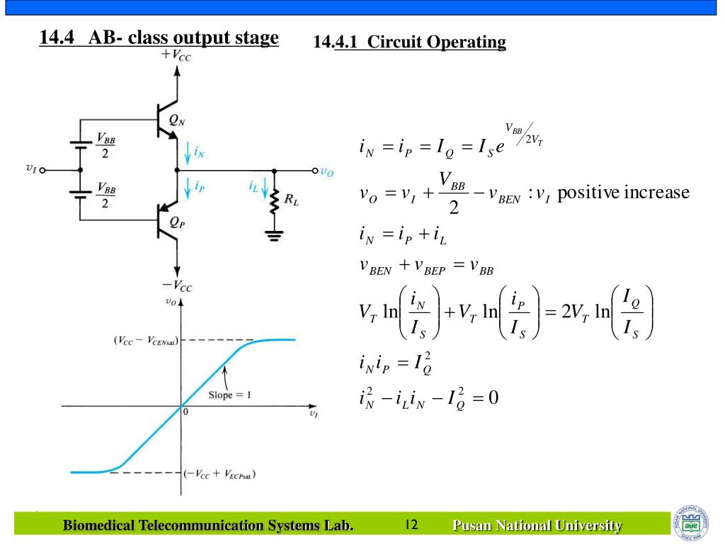 PPT - Chapter 14 Output stage and power amplifier PowerPoint ...