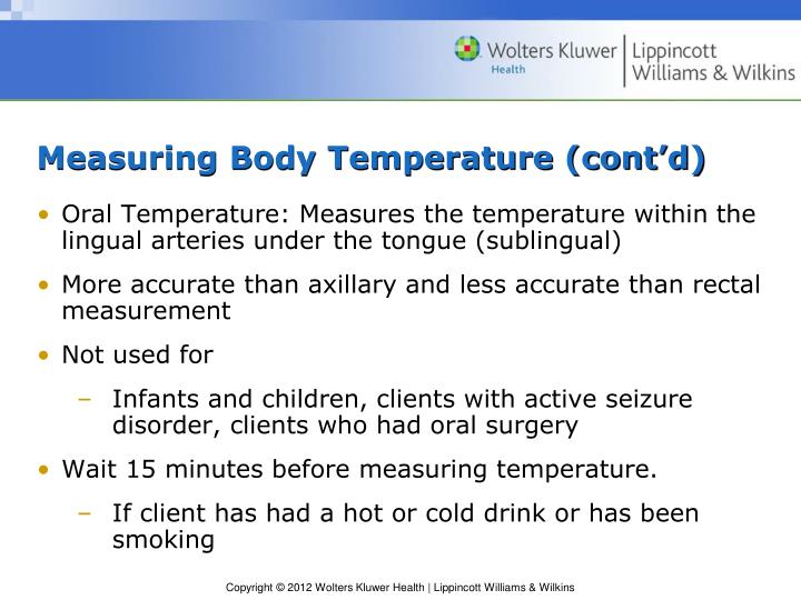 PPT - Chapter 46 Vital Signs PowerPoint Presentation - ID:6378499