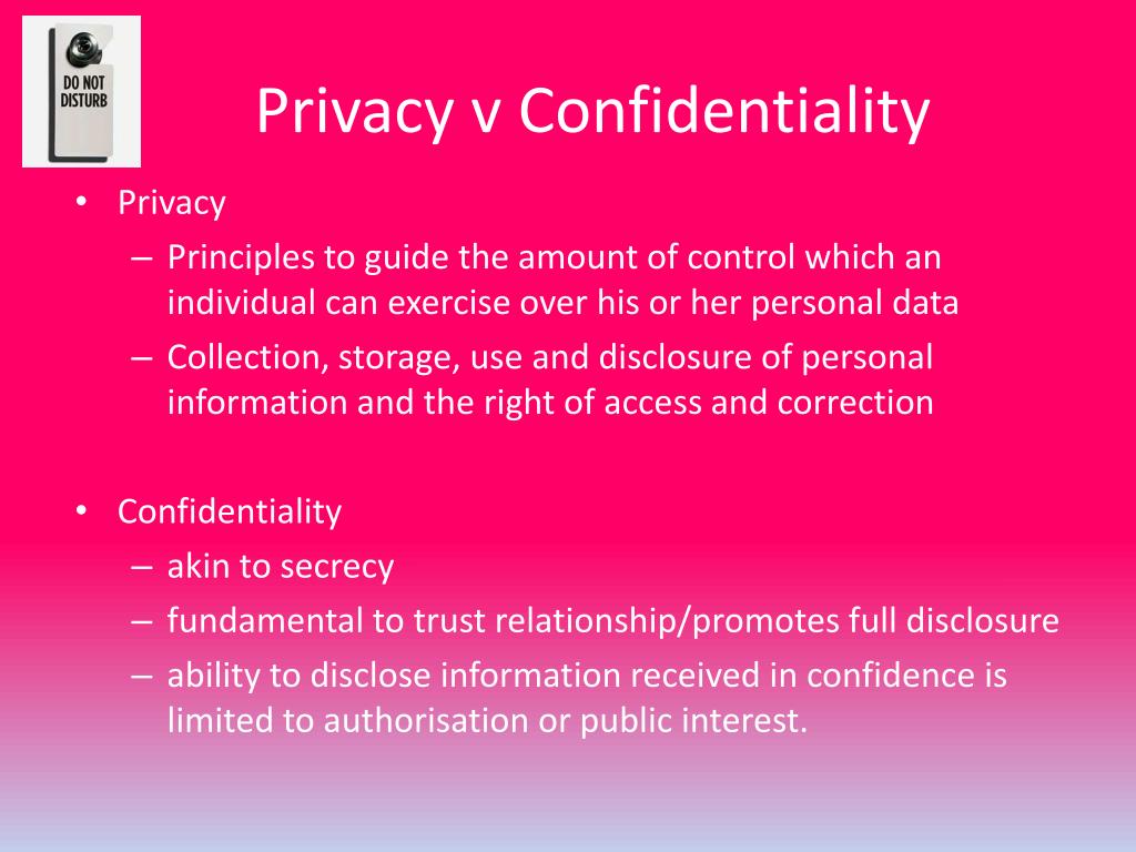 Ppt Privacy And Confidentiality Powerpoint Presentation Free 