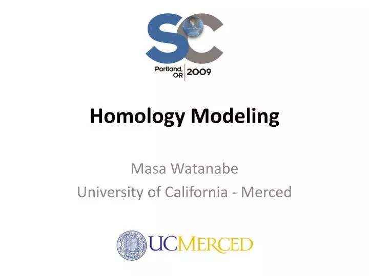 homology modeling n.
