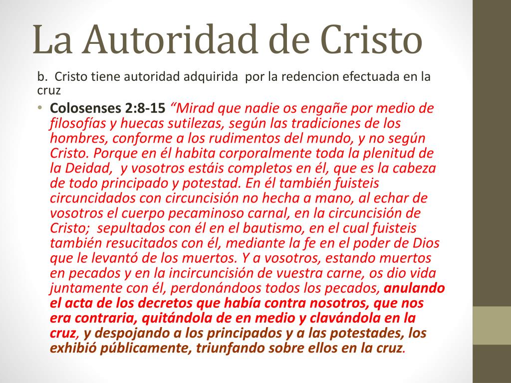 PPT - La Autoridad del Creyente PowerPoint Presentation, free download