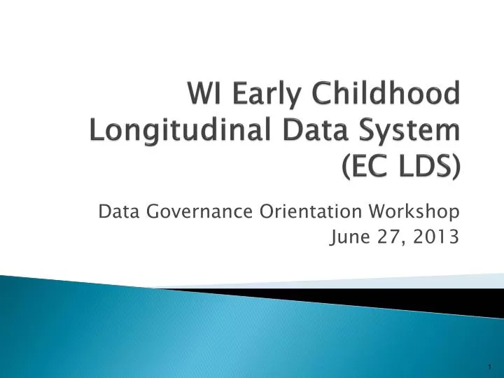 Ppt wi early childhood longitudinal data system ec lds powerpoint