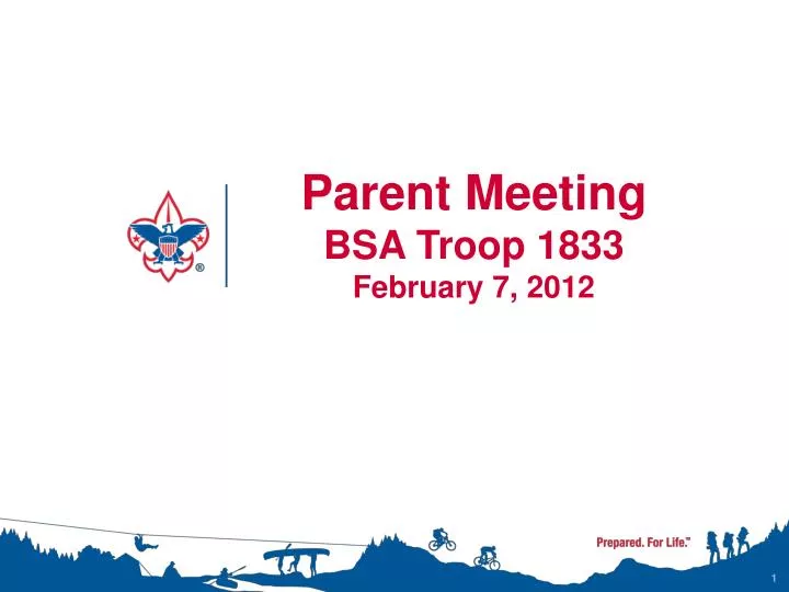parent meeting bsa troop 1833 february 7 2012 n.