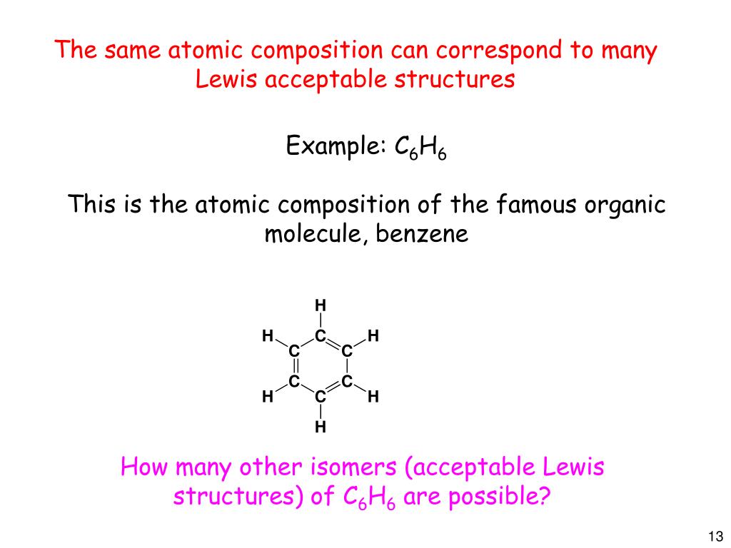 PPT - Lewis structures and the geometry of molecules with ...