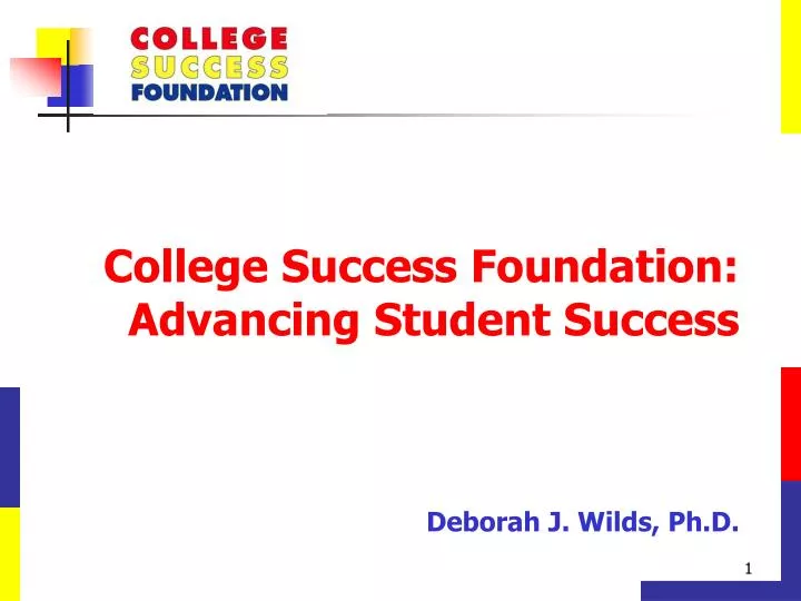 College success foundation jobs