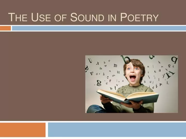 essay on sound in poetry