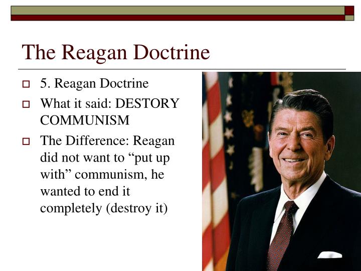 what was the reagan doctrine