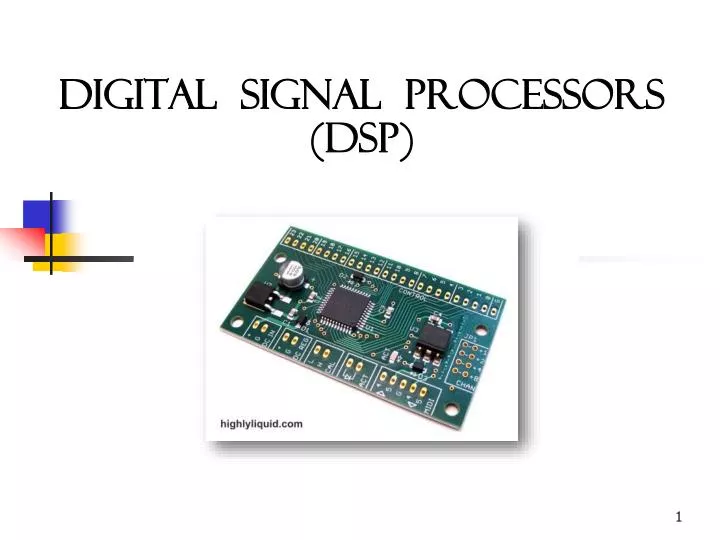 digital signal processors dsp n.