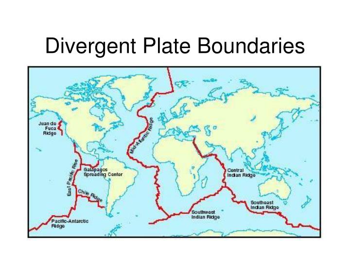 PPT - Mountain Belts formed at Divergent and Convergent Boundaries ...