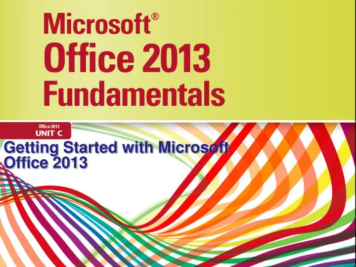 getting started with microsoft office 2013 n.