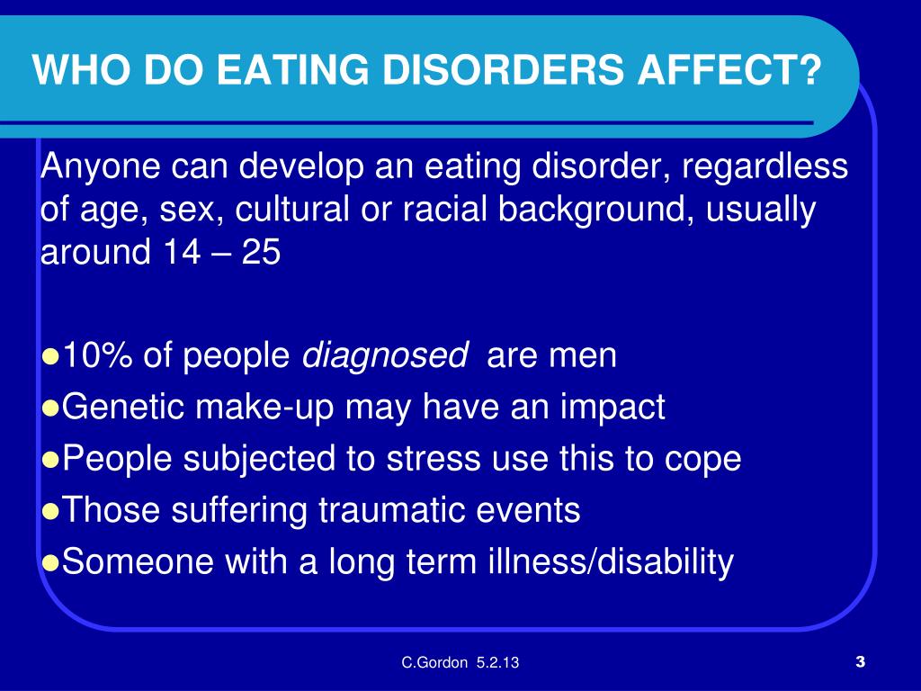 Ppt Eating Disorders Powerpoint Presentation Free Download Id6385906 7377