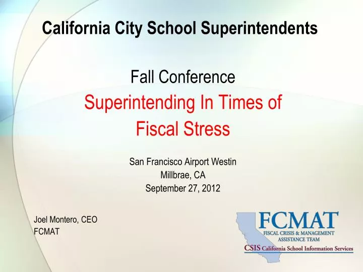 california city school superintendents n.