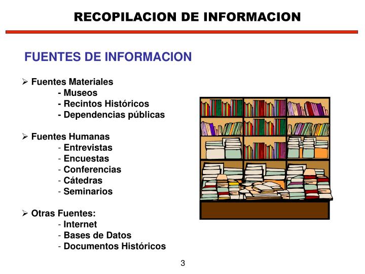 Fuentes De Informacion