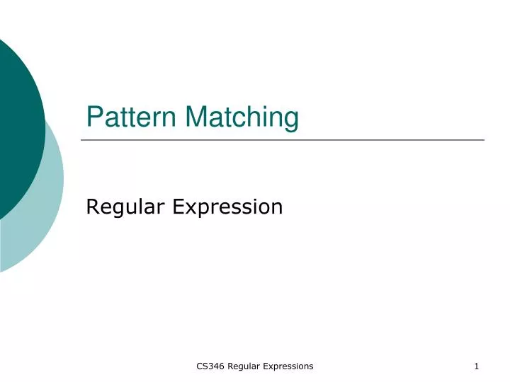 PPT - Pattern Matching PowerPoint Presentation, free download - ID:6387201