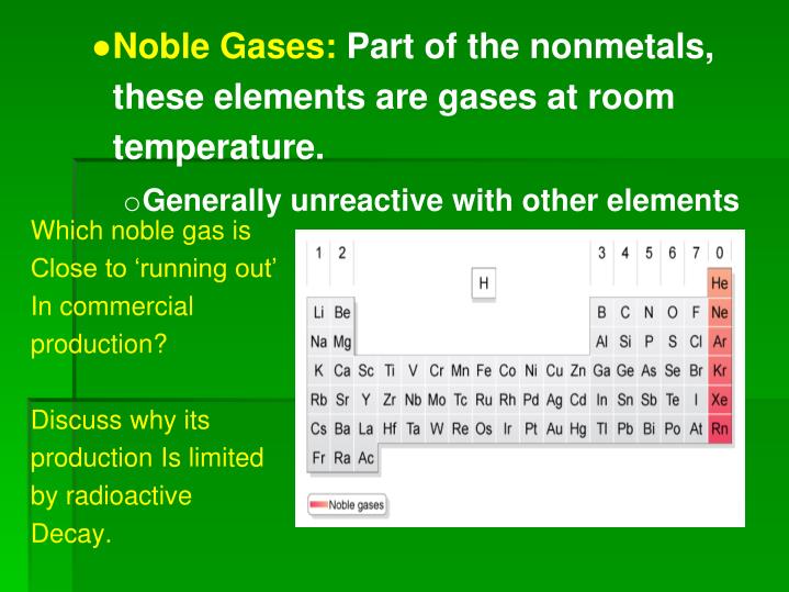 Why Are Most Nonmetals Gases At Room Temperature Why Are Most Nonmetals Gases At Room Temperature
