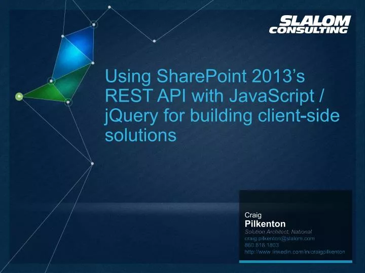 Building Charts In Sharepoint 2013 Using Javascript And Rest