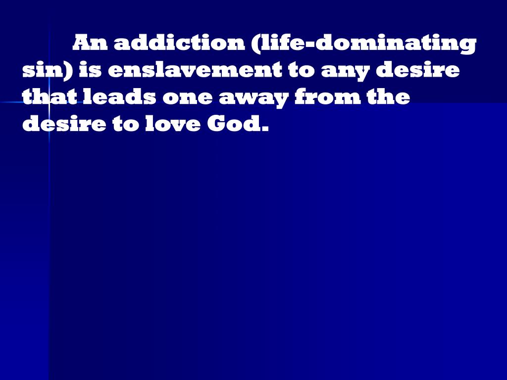PPT HELPING PEOPLE LIFEDOMINATING SINS PowerPoint