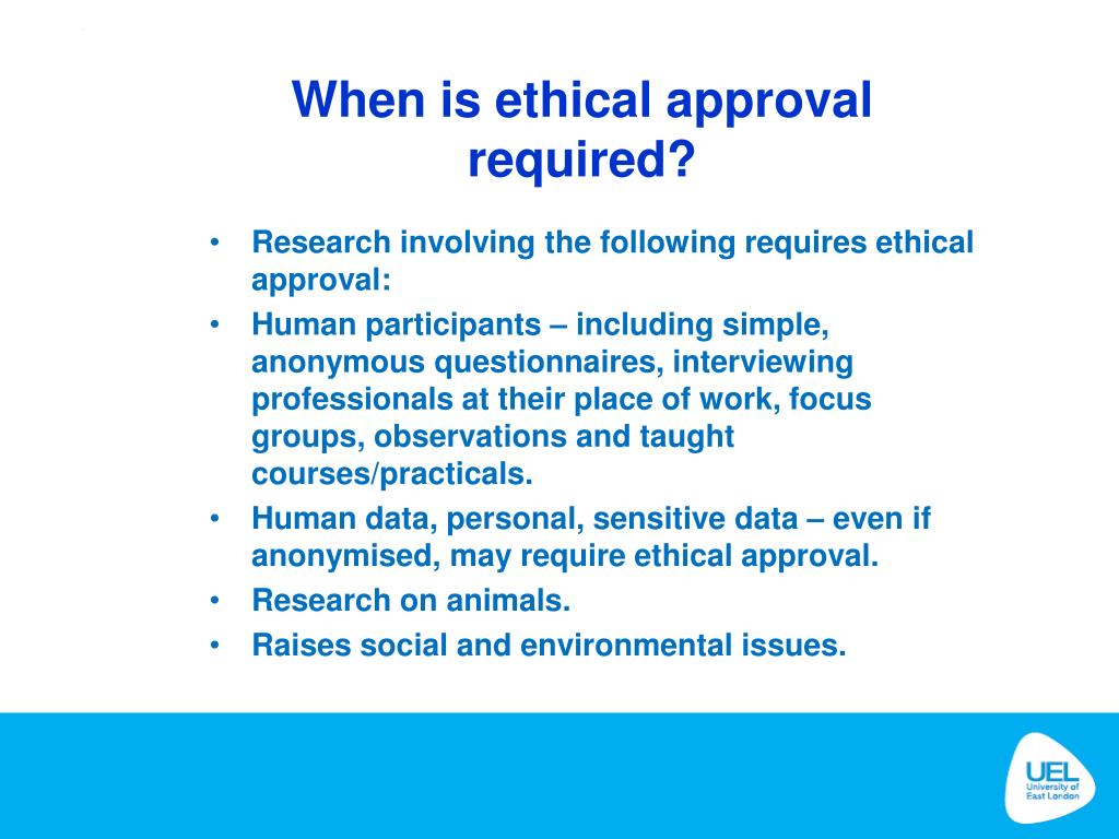 do literature reviews need ethical approval