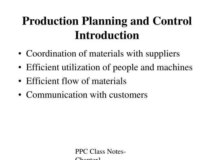 production planning and control important questions rejinpaul