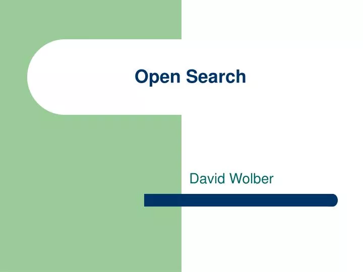 PPT - Open Search PowerPoint Presentation, free download - ID:6392301