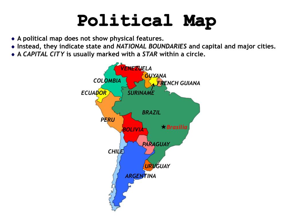 What Does A Political Map Look Like