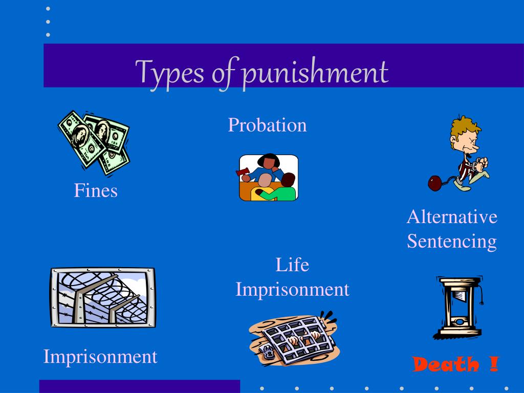 Types Of Criminal Punishment