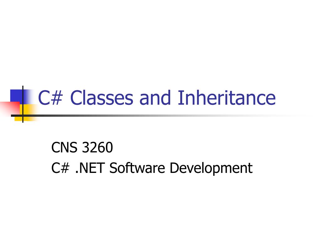 Inheritance - C#