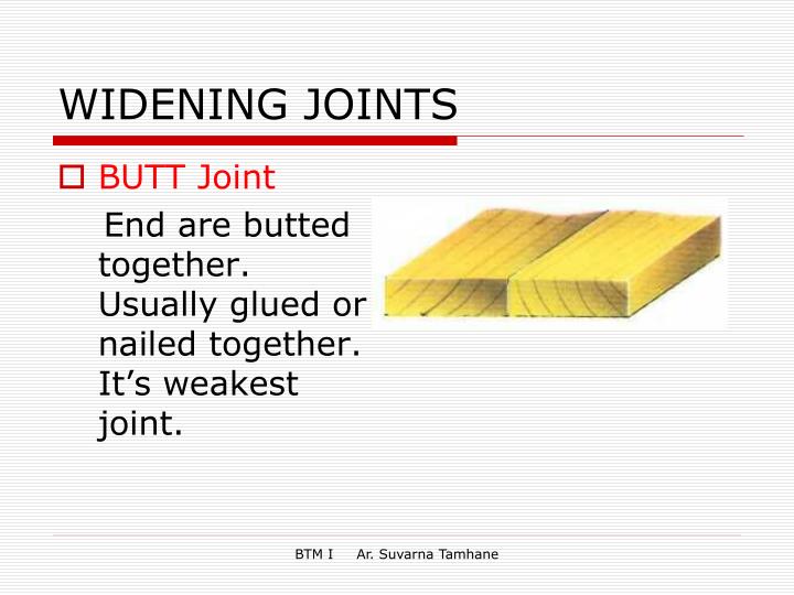 Wood joints powerpoint course The farmhouse bench