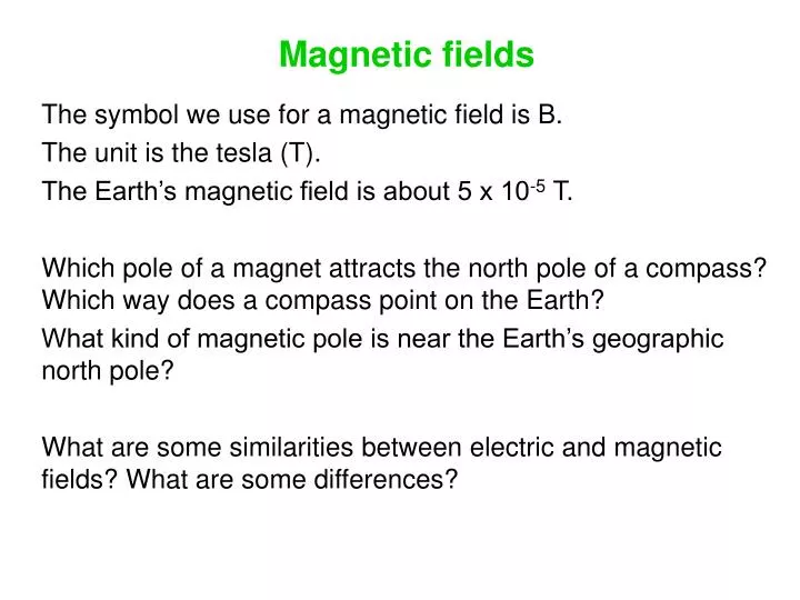 magnetic fields n.