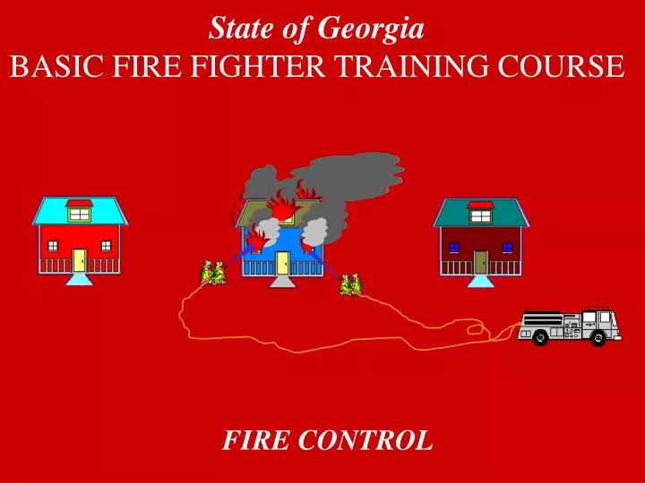 state of georgia basic fire fighter training course n.