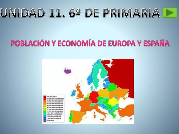 Ppt Poblacion Y Economia De Europa Y Espana Powerpoint