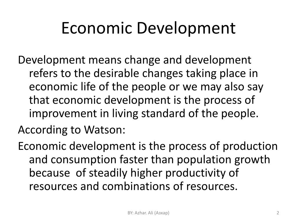 economic development planning definition