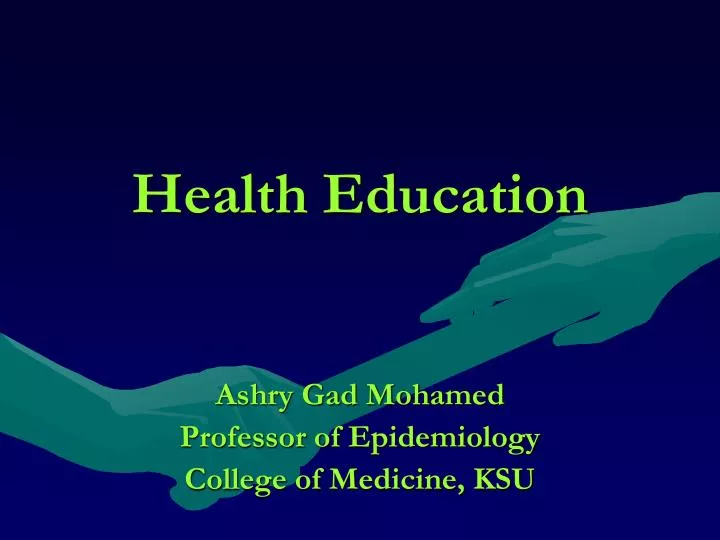 health education for school students ppt