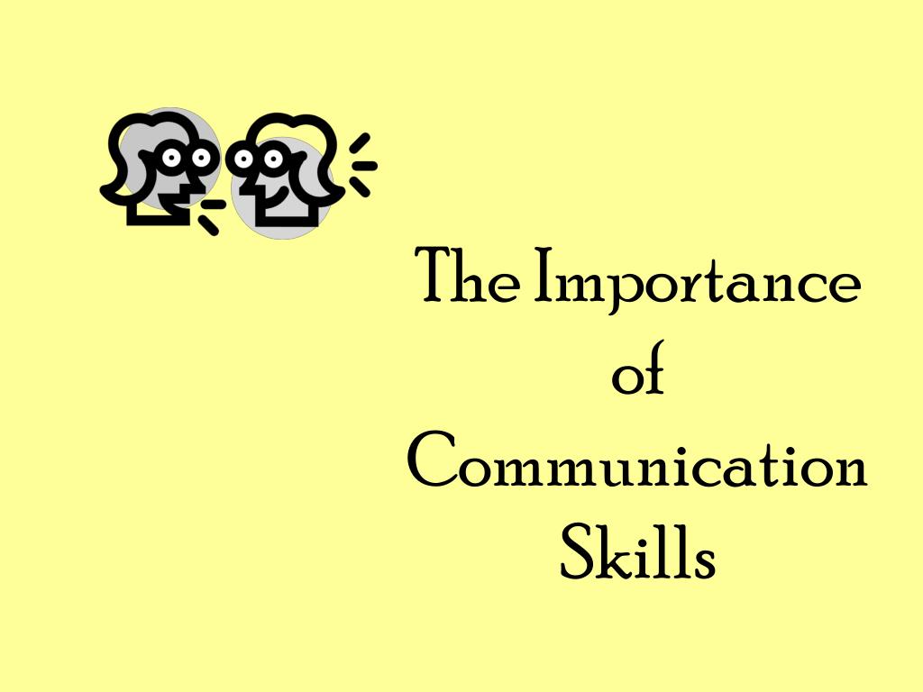 presentation on importance of communication skills
