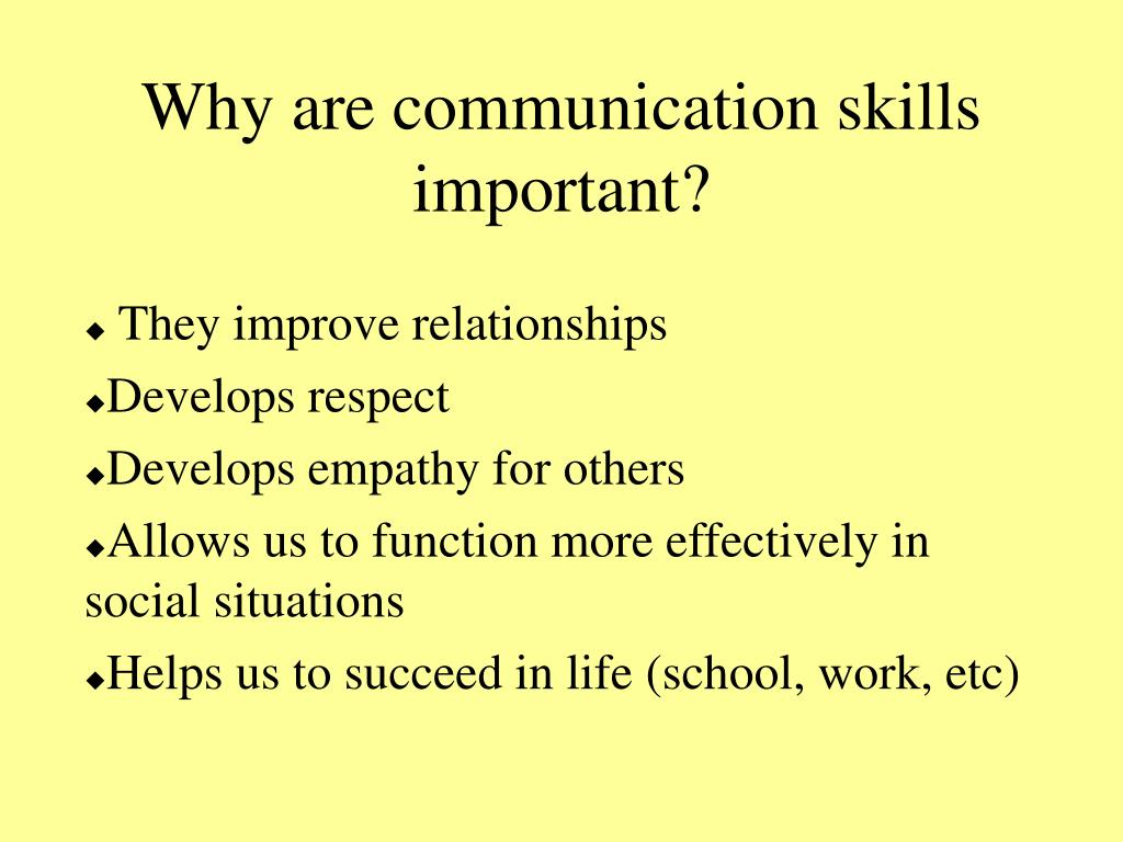 importance of studying communication skills essay