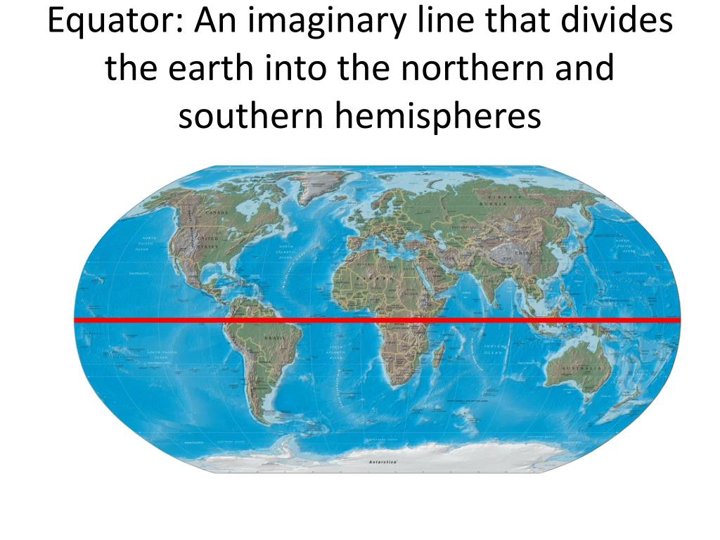 Покажи на карте экватор. Экватор земли на карте.