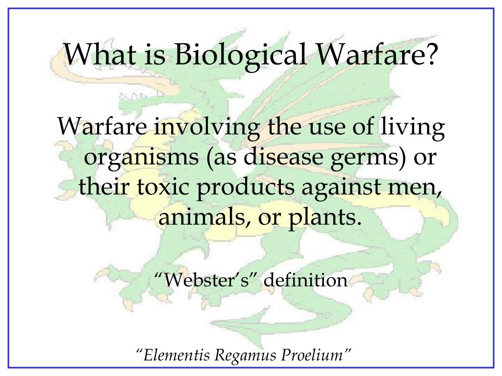 biological warfare short essay