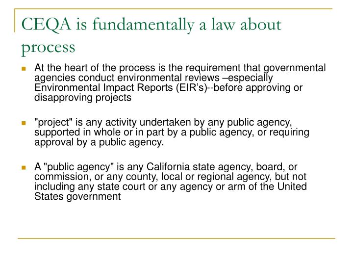 What Is A Ceqa In California? _ What Is the California Environmental ...