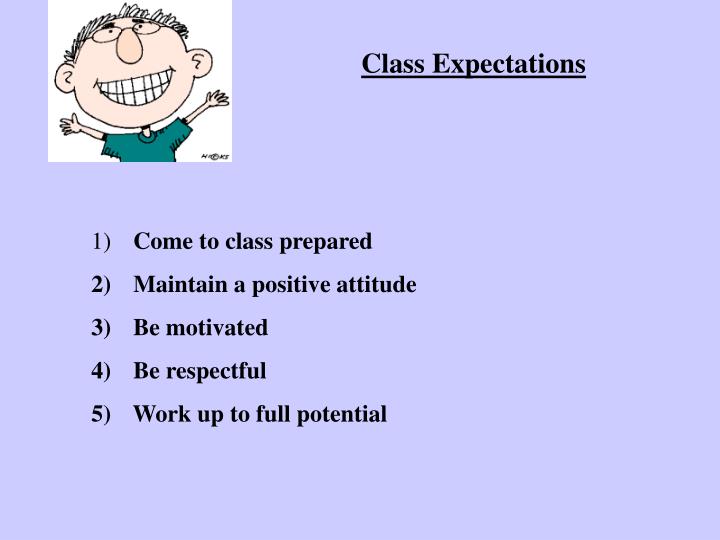 class expectations class expectations