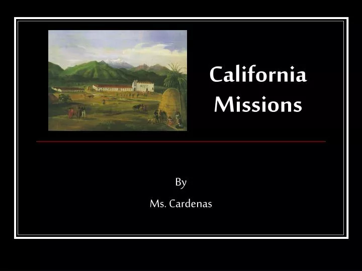 california missions n.